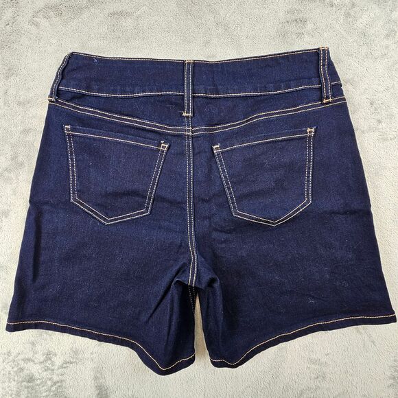 Hydraulic Jean Shorts Womens 6 Dark Wash Nolita High Rise Curvy‎ Style Stretch - Picture 2 of 9
